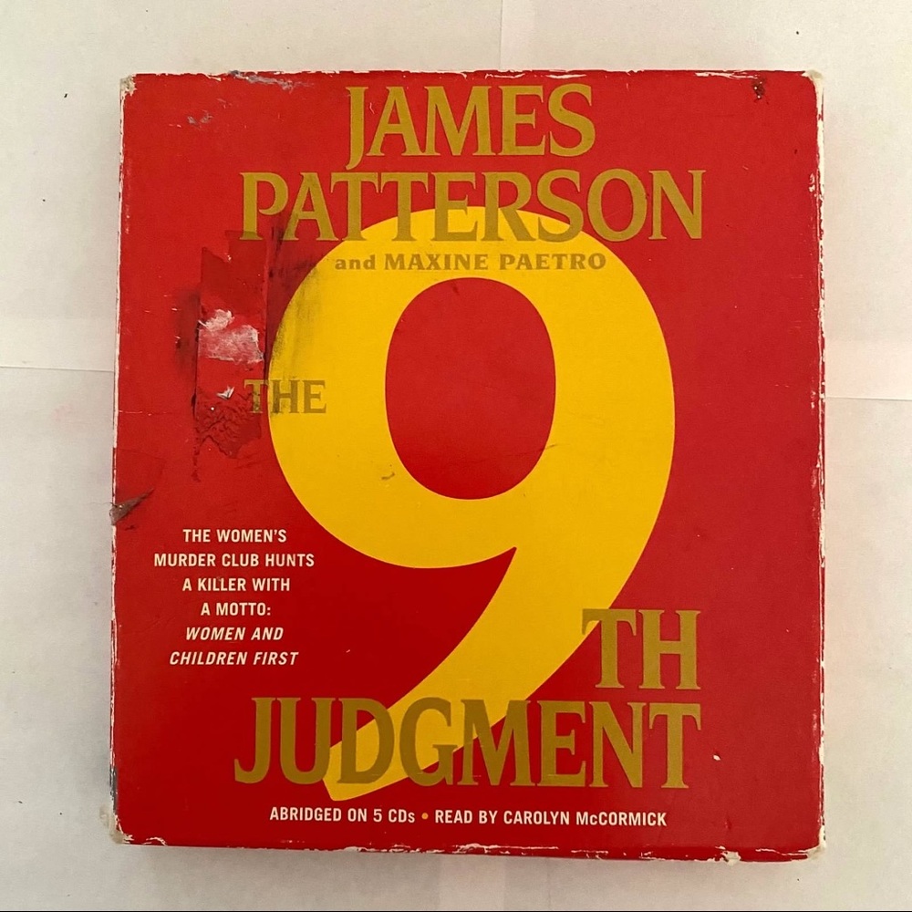 9th Judgment 5 CDs Audiobook . Pre-Owned   pre-owned,  with scratches